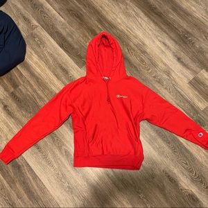 Red Champion Hoodie